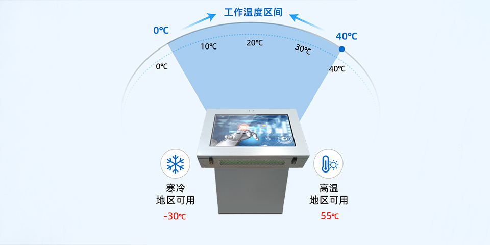 銀色戶外臥式廣告機(jī)
